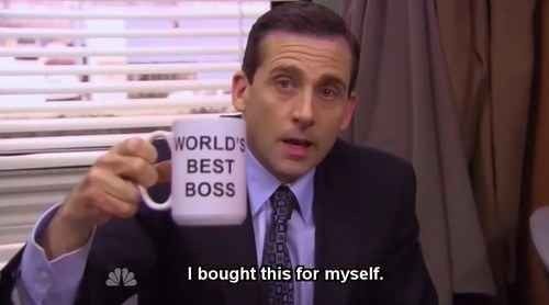 World's Best Boss Mug Michael Scott on national boss' day